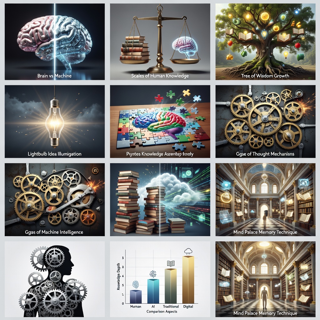 Pilas de libros frente a nubes de datos