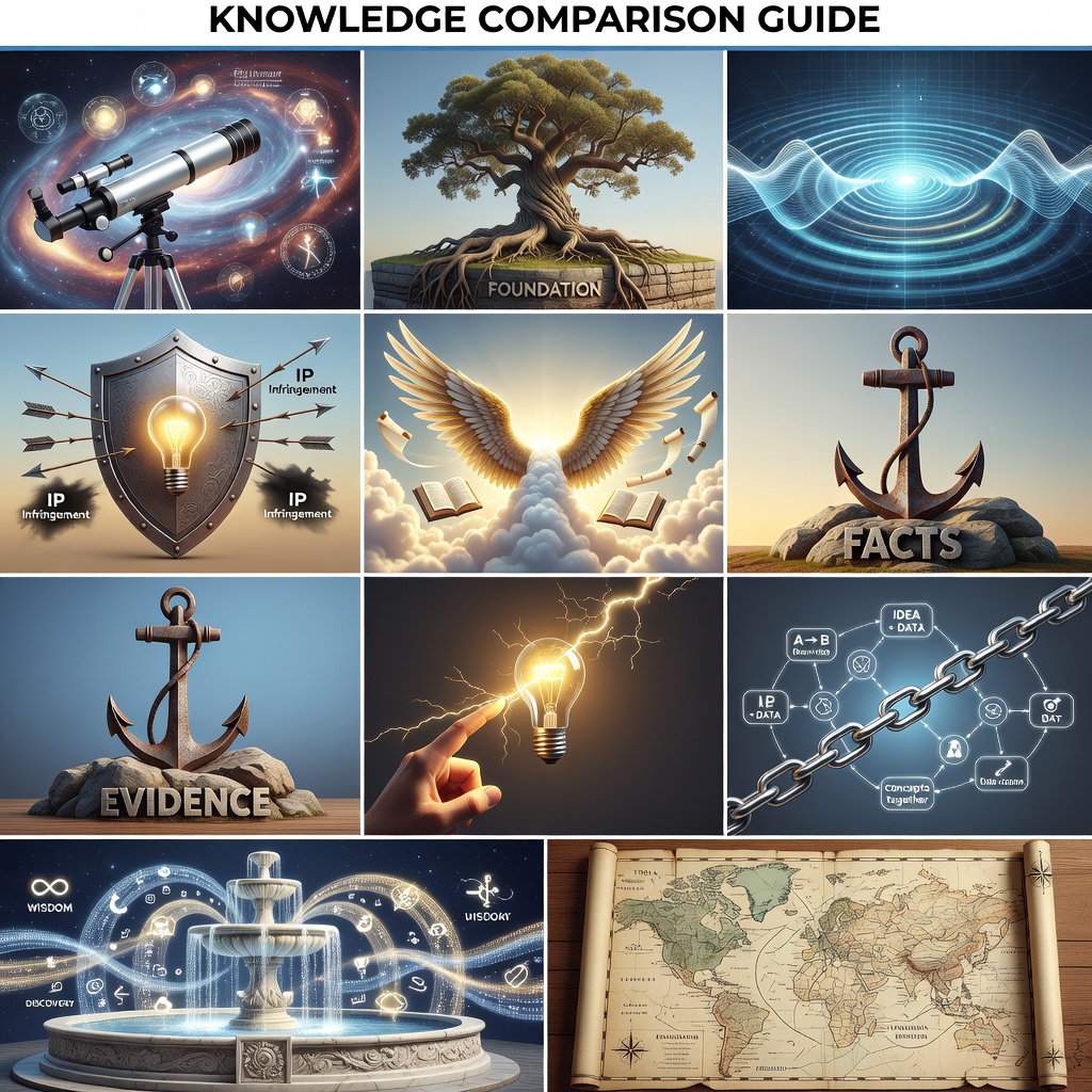 Mapa trazando el territorio del conocimiento